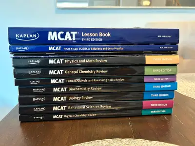 Complete Kaplan MCAT 7-Book Set with Flashcards, View more
