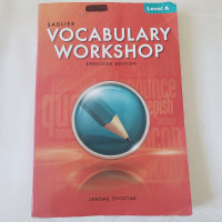 Vocabulary Workshop Level A- English Workbook