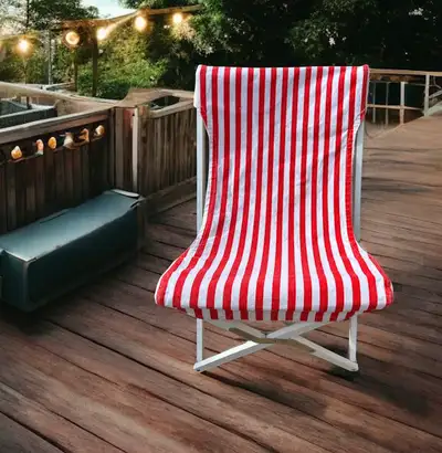 1 Belle Chaise de plage pliante transat , View more