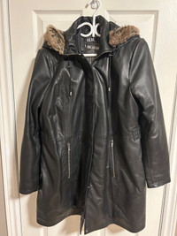 Genuine Leather Anorak Jacket