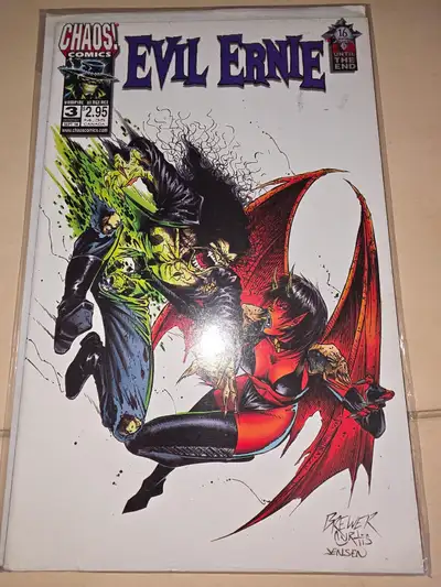 Evil Ernie #3 September 1996 Chaos Comics Magazine Novel, View more
