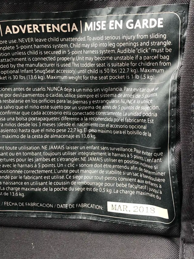 Uppababy VISTA stroller  2018 in Strollers, Carriers & Car Seats in Markham / York Region - Image 8