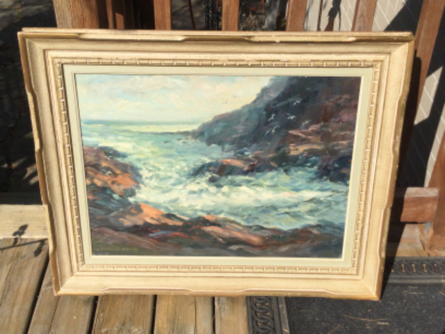 L.  Eastman Coates seascape oil painting in Arts & Collectibles in Kingston