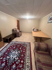 One  bedroom basement available for rent near all communities 