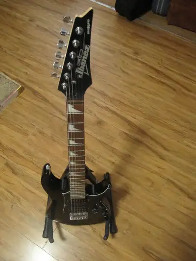 First Ibanez compact guitar. Short scale, but it still packs the sound quality of a full sized Ibane...