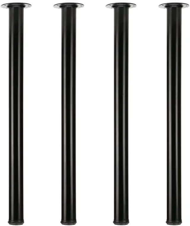 QLLY 27.5 inch Adjustable Tall Metal Desk Legs. Set of 4 (Black) in Desks in City of Toronto - Image 2