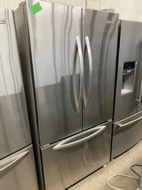  KitchenAid stainless steel three door fridge