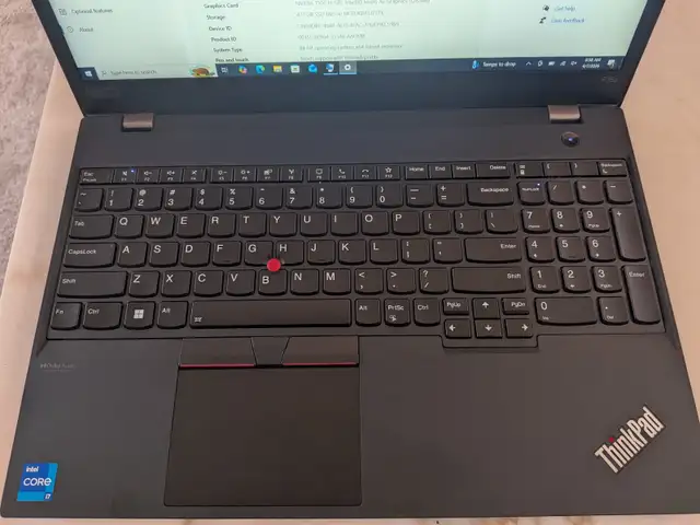 Lenovo ThinkPad P15s Gen 2 16GB/512GB i7 in Laptops in City of Montréal - Image 3