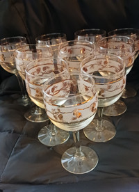 10 port (wine) glasses 