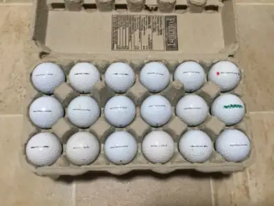Titleist Pro V1 and Pro V1x golf balls  (18), View more