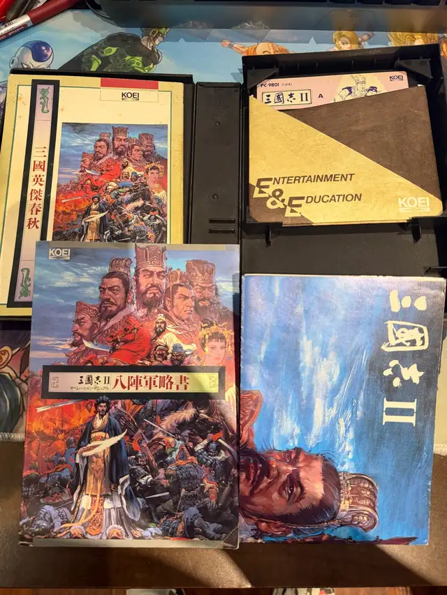 Rare PC-9801 Romance of the Three Kingdoms II by Koei – Boxed in PC Games in Markham / York Region - Image 3