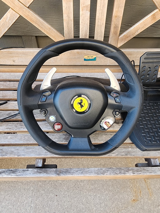 Ferrari 458 Italia Steering Wheel + Pedal for XBox 360 | Toys & Games |  Penticton | Kijiji