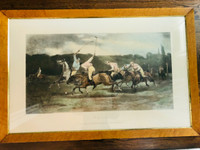 Polo Match Framed Picture