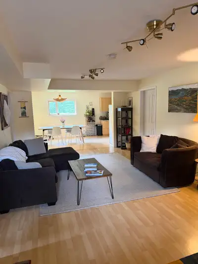 Bright and spacious 2 bedroom, 1 bathroom legal suite on a quiet street in Porter Creek available mi...