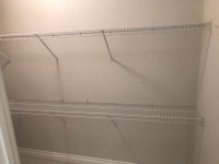 White Wire Frame Shelving