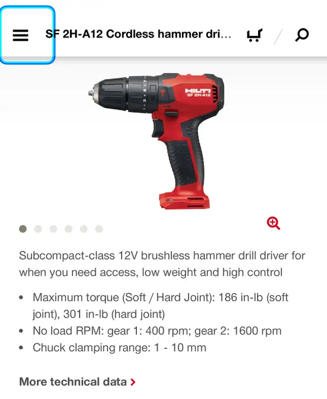 Hilti Hammer Drill. in Power Tools in Markham / York Region - Image 3