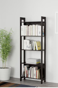 Ikea Bookcase, black-brown
