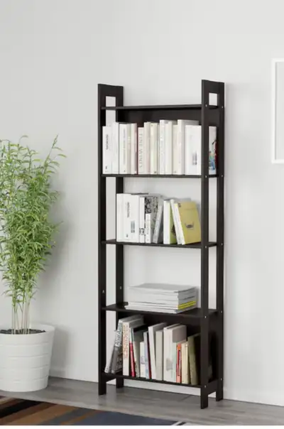 Ikea Bookcase, black-brown, View more