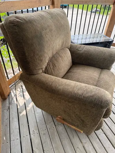 Rocking recliner chair to give away, View more