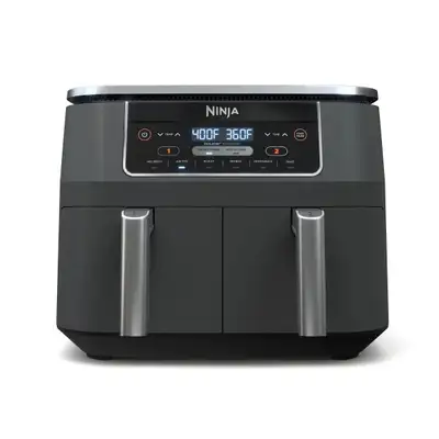 Le Foodi® de Ninja® 6-en-1 de 8 l. Friteuse à air chaud à deux paniers avec technologie DualZone™. L...