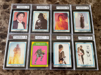 Vintage 1980 Star Wars Graded Cards!