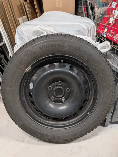 Used lightly for 5 seasons. 205/60 R16 Includes 16" steelies.