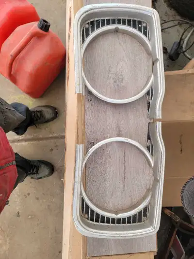 Dodge or Plymouth headlight surrounds for front grill, for 1974 -6 Dart i believe . Left and right i...