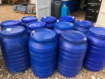 Located at Leask , call or text 306.466.7744 as emails will be ignored. Food grade plastic and steel...