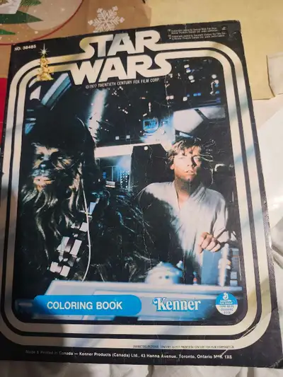 Relive the magic of '77 with this vintage Star Wars coloring book, featuring Luke, Chewbacca, and ot...