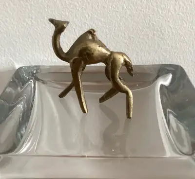 TINY MINIATURE Brass Camel Figurine or Ornament, View more