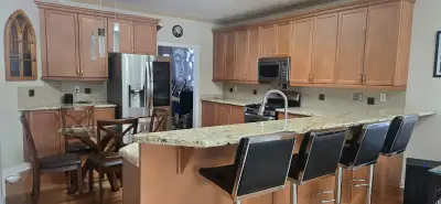Used Solid Maple Cabinets and Granite Counter Top. Great Condition. Smokefree House. No harsh cleani...