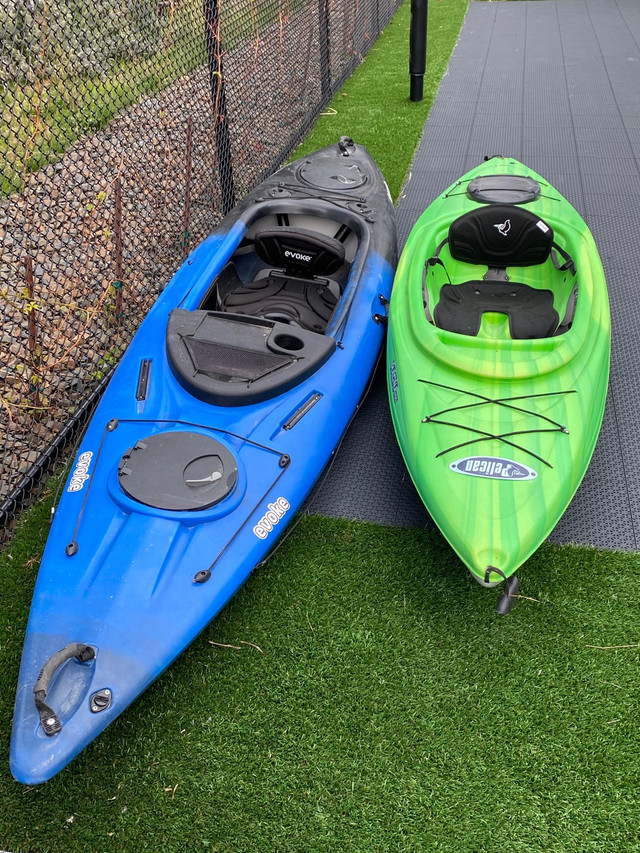 2 Kayaks Barely Used Water Sports Calgary Kijiji