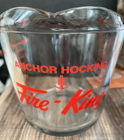 Vintage Anchor Hocking Fire King Glass Measuring Cup, View more