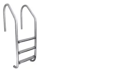 Swimming Pool Ladders, all stainless steel, very sturdy, used, View more