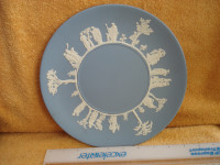 Wedgwood blue Jasperware plate