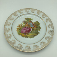 Vintage Limoges Fragonard Collectible Display Plate