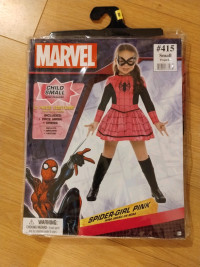 Brand new Halloween, costume party, girl spider man suit 