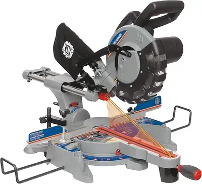 New 10in Sliding Compound Miter Saw w/ Laser, View more