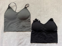 2 Size Small Yoga Crop tops with Built in Bra from Shein $10.00