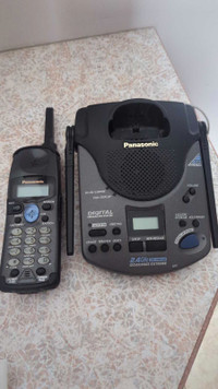 Téléphone répondeur sans fil 2.4 ghz longue portée Panasonic