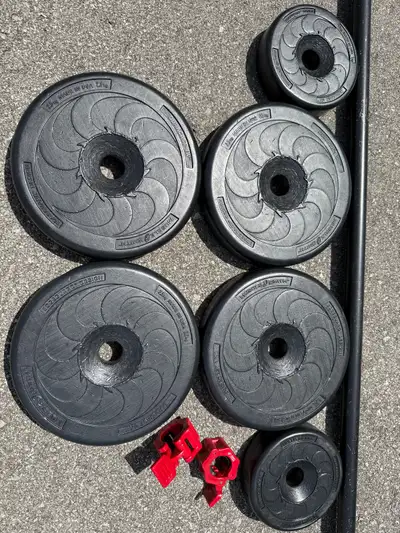 1” plastic weights made in USA, View more