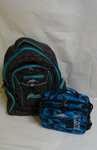 Roots Backpack and Lunch Bag