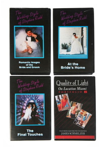 Photography Teaching for Wedding VHS Videos and More  "Total 16