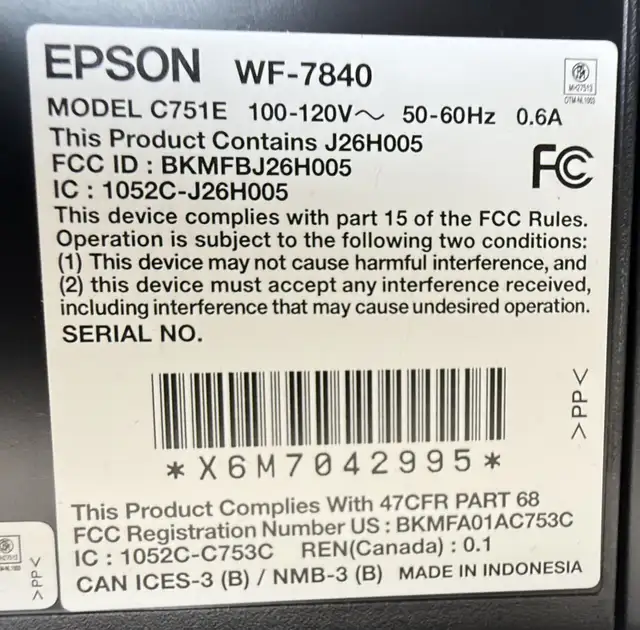 Epson Printer WF 7840 -used without cartidges in Printers, Scanners & Fax in Cambridge - Image 11