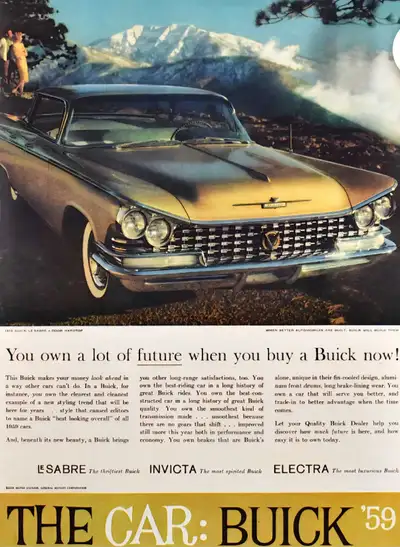 1959 Buick Electra 4 Dr Sedan. Recent professional appraisal $23,500 Original paint and interior. No...