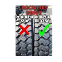 SEMI TIRES, SEE THE DIFFERENCE WITH JINYU OVER ROADLUX LONGMARCH