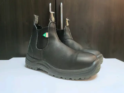 Blundstone 163 STEEL TOE Work Boot⎮ 7W US《 PULL LOOPS CUT  》, View more