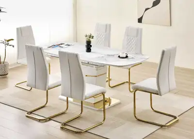 Modern 7PC Dining Set | New Furniture | Free Delivery, View more