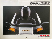 1984 Honda Calendar Original 28 Pg Calendar