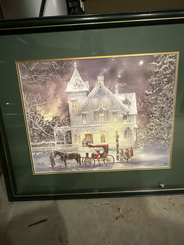 Walter Campbell - Christmas Magic litho in Arts & Collectibles in Oshawa / Durham Region